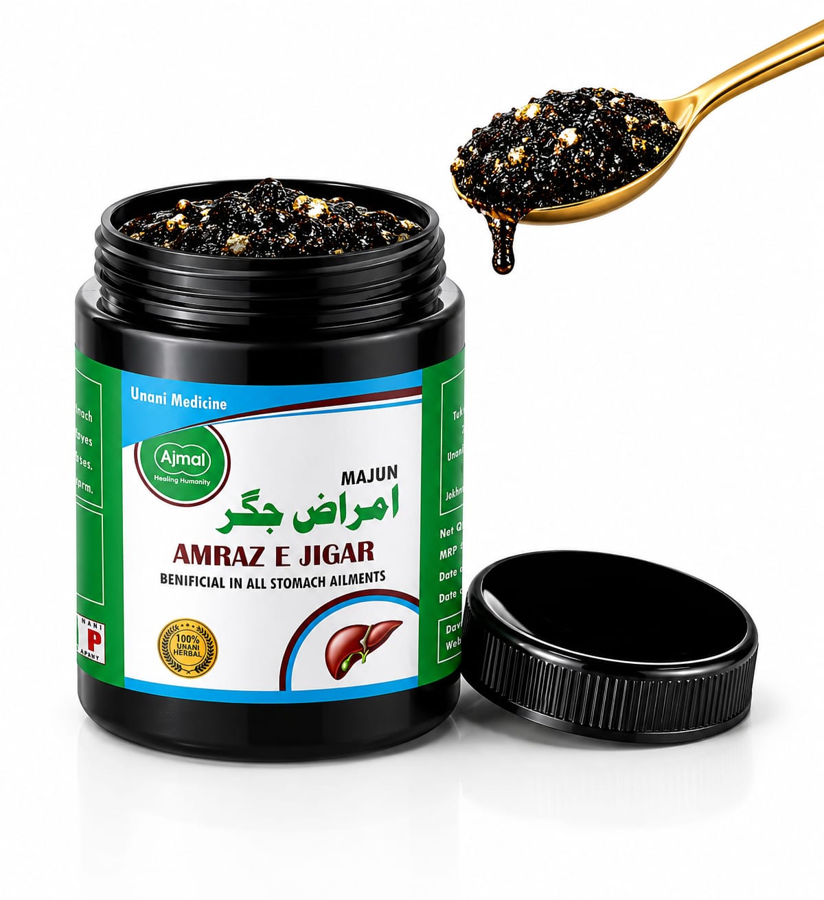 Majun Amraz E Jigar | Traditional Unani Herbal Digestive Support | 100% Herbal Formula